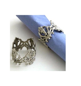 Servilletero de diseñador de forma De astilla de Metal de calidad superior para mesa de cena de fiesta de boda de fabricante indio directo - Product Image 4