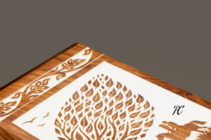 Rosewood Urn <b>Box</b> with Horse Design <b>Wooden</b> Cremation Urn <b>Memorial</b> Keepsake Decorative Cremation Urn for Ashes - Product Image 3