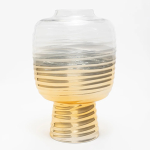Premium Quality Lavande Charm Decorative Glass <b>Vase</b> <b>Set</b> of 2 for Home & Table Decor - Product Image 4