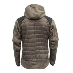 Veste Softshell d'hiver pour hommes personnalisée doublure polaire nouvelle tenue de travail d'hiver longueur normale fermeture à glissière polyester coton matériel - Product Image 2
