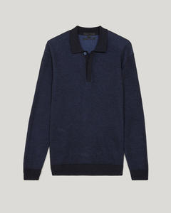 Pull-over polo toute saison pour hommes 100% Tricot en coton doux de qualité supérieure Slim Fit Streetwear Pullover avec logo personnalisé - Product Image 5