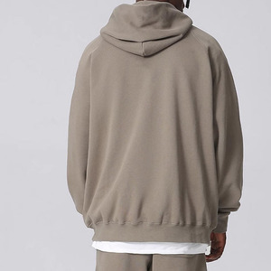 Conception populaire Hommes Drop Shoulder Hoodie Basics coton mélangé durable trucs léger Drop Shoulder Hoodies pour une utilisation en extérieur - Product Image 5