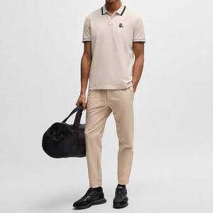 Camisas Casuales para Hombre, Corte Regular, Diseño de Logotipo Personalizado 2026, 100% Fibra de Bambú, Tejido Jersey Transpirable, Manga Corta, Color Sólido - Product Image 2