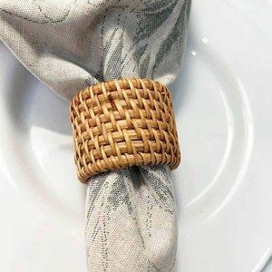 Set complet de serviettes de table en rotin tissé à la main, autocollants, assiettes de napperon, décoration, 100 pièces - Product Image 6