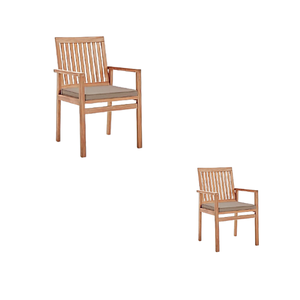 เก้าอี้ไม้ธรรมชาติสำหรับรับประทานอาหารสไตล์โมเดิร์นเป็นมิตรกับสิ่งแวดล้อมสำหรับโรงแรมและวิลล่าจากประเทศอินโดนีเซีย - Product Image 3