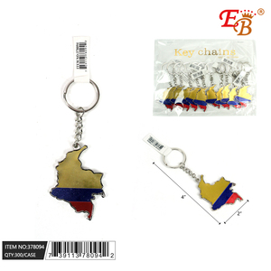 4 "พวงกุญแจโลหะโคลัมเบีย300ชิ้นดีไซน์โลหะทนทาน25DZ ชิ้น - Product Image 1