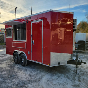 Remolques móviles del camión de la comida de la Cocina Rápida totalmente equipada del precio al por mayor para vender disponible ahora con el acabamiento superior - Product Image 6