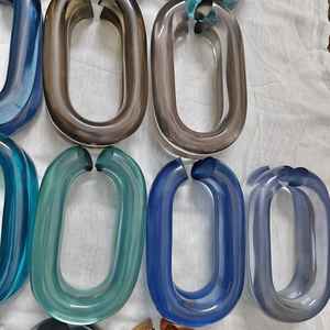 ของตกแต่งบ้าน โซ่เรซิ่นแบบกำหนดเอง ขนาดใหญ่มาก สีใส หลายสี โซ่เรซิ่นขนาดใหญ่ทุกสี - Product Image 3