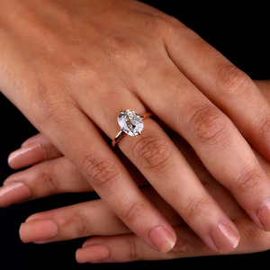 แหวนหมั้นเพชรแบบไดมอนด์ของผู้หญิงแหวนเพชรเม็ดเดี่ยวแบบโบราณได้รับการรับรองว่า VS2มีความชัดเจนของขวัญครบรอบ - Product Image 6