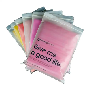 Bolsa con cierre de cremallera de PE reciclable personalizada, embalaje de té a prueba de humedad, almacenamiento de alimentos grandes, ropa sellada con calor, PET hecho con envío - Product Image 6