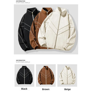 Chaqueta Cortavientos Impermeable y Transpirable con Paneles Reflectantes, Personalizable con Logotipo, Tallas Grandes para Hombre - Product Image 5