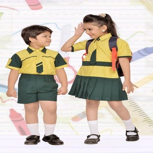 Conjuntos de Uniformes Escolares Personalizados Unisex para Niños de Primaria y Secundaria, de Alta Calidad, en Poliéster/Algodón, Cómodos y Duraderos - Product Image 1