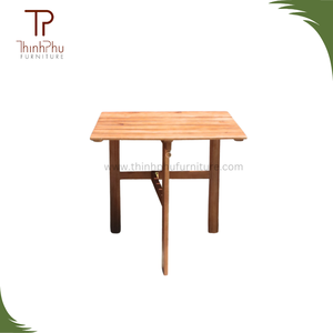 Mesa de Centro Ecológica de Madera Natural, Duradera, Plegable, Convertible, Extensible, de Diseño Moderno y Personalizable para Uso en Restaurantes - Product Image 2