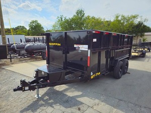 Remorque à benne hydraulique 7x14 avec composants de base à engrenages, côtés de 4 pieds, essieux de 7K, pneus pour tracteur, usage agricole, garantie d'un an, neuve ou d'occasion - Product Image 6