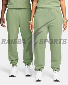 Pantalons de jogging sportifs unisexes personnalisés de qualité supérieure 2025, respirants, en toile lavée, service OEM, style décontracté, séchage rapide - Product Image 3