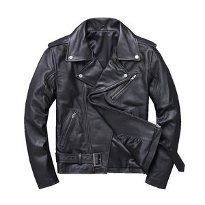 Design personnalisé Vente en gros Veste en cuir mode personnalisée de haute qualité Veste en cuir pour hommes - Product Image 5