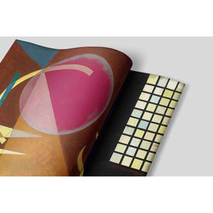 Toile imprimée aux formes modernes : Décoration murale minimaliste, Affiche roulée - Product Image 1