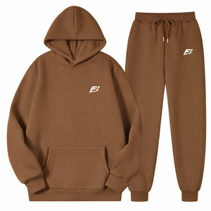 Custom <b>Women</b> 100% Cotton <b>Fleece</b> Hooded Tracksuit Sets Oversized Sweatshirt & Jogger <b>Pants</b> Casual Wear OEM Wholesale - Product Image 5