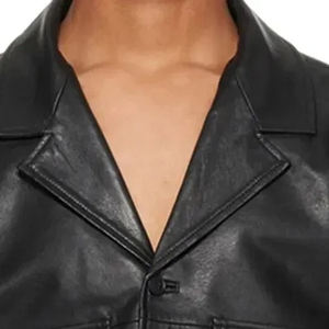 Top Trendy Design Regular Fit Men <b>Leather</b> <b>Shirts</b> Wholesale Factory Made Men <b>Leather</b> <b>Shirts</b> For Adults - Product Image 4