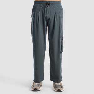 Pantalones de Negocios Drifit a la Moda, Talla XL, Logotipo Personalizable, Color Gris Oscuro, Tela Chino, Pliegues, Decoración con Cremallera, Pantalones de Traje de Color - Product Image 2