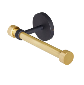 Porte-papier toilette mural en métal noir et doré, best-seller, pour la salle de bain et les accessoires de salle de bain - Product Image 6