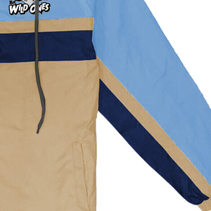 Coupe-vent d'hiver 2 pièces imperméable et respirant personnalisé pour hommes avec col montant en polyester et tissu en toile - Product Image 5