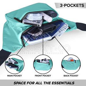 Riñoneras Portátiles de Alta Calidad en Oferta, Hechas en Pakistán, Unisex, con Logotipo Personalizado, Cierre de Cremallera, Ligeras - Product Image 5