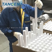 Housing Membran Keramik Tubular Industri untuk Mikrofiltrasi, Filter UF Alumina untuk Air Limbah dan Pengolahan Makanan