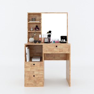 Commode minimaliste avec pieds en acier inoxydable et armoire en chêne MDF BTD68042 - Product Image 2
