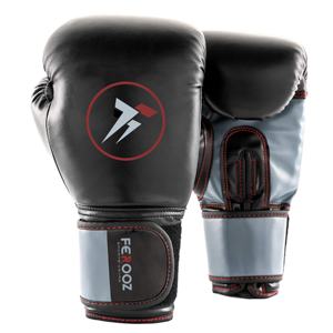 Gants de MMA en cuir de vachette de 8 oz fabriqués sur mesure par OEM, style mexicain professionnel, cuir de haute qualité, poignet lacé, tailles disponibles - Product Image 1