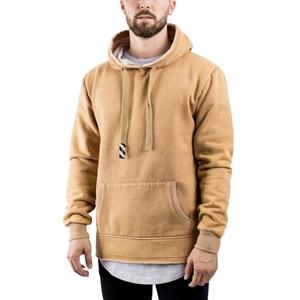 Sweats à capuche pour hommes avec logo personnalisé 100% Zip-up Vintage Wash High Quality Stone Wash with Enzyme Long Length full trending basics hoodies - Product Image 1