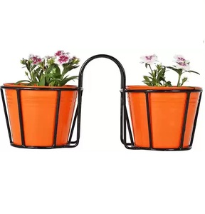 Maceta de ventana interior de estilo clásico, macetas y macetas de Metal con revestimiento en polvo, suministros de jardín, artículos de jardín - Product Image 1