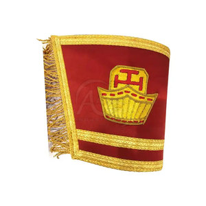 Manchette maçonnique personnalisée en matériau durable avec un design épuré pour les événements formels et les tenues habillées – Manchette maçonnique élégante - Product Image 4