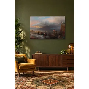 Impression sur toile de Fida Achenbach, Baie de Naples et Vésouvia - Product Image 5
