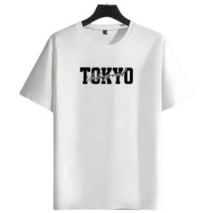 Camiseta personalizada de algodón suave con estampado de hojaldre para hombre, logotipo OEM ODM posicionado, antiarrugas, absorbe la humedad, ecológica, lista para usar - Product Image 1