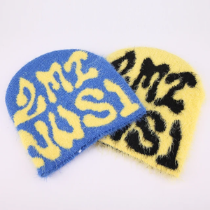 หมวกบีนนี่ใส่ได้ทั้งชายและหญิงสำหรับฤดูหนาวมีสไตล์ดีไซน์แจ็คการ์ดพร้อมโลโก้ที่กำหนดเอง - Product Image 4