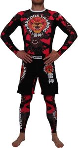 Rash Guard de style nouveau avec des logos et des conceptions personnalisés pour les hommes Rash Guard personnalisé X Martial Men Surf Rash Guards et Shorts - Product Image 6