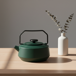 Théière en fonte émaillée de bonne qualité 3009442-0.9, capacité de 900 ml, style japonais, filtre en acier inoxydable pour une filtration optimale - Product Image 5
