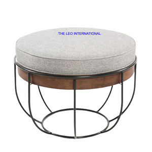 โต๊ะกาแฟทรงกลมโครงเหล็กโลหะสไตล์โมเดิร์นสีเงิน เฟอร์นิเจอร์บ้านและวิลล่า - Product Image 1