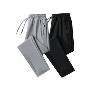 กางเกงวิ่งธุรกิจลำลองสำหรับผู้ชายฤดูร้อนกางเกงผ้าไอซ์ซิลค์ยืดหยุ่นสำหรับวัยรุ่นชุดสูทแฟชั่นใส่สบายส่งออกจาก BD - Product Image 6