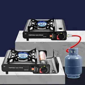 Dual Fuel outdoor portable gas cooker butane camping portable Cassette gas stove camping stove