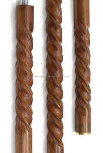 Bastón de madera | Bastón para caminar | Bastón hecho a mano con mango de latón - Product Image 3