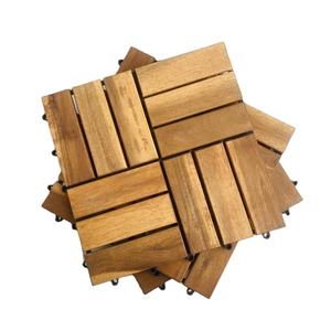 Dalles de sol en bois d'acacia vietnamien antidérapantes et imperméables pour une utilisation en intérieur/extérieur - Product Image 1