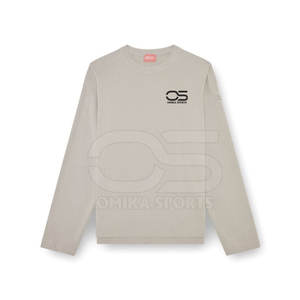 Sudadera extragrande para hombre, jersey con hombros caídos y diseño minimalista para trajes urbanos modernos - Product Image 1