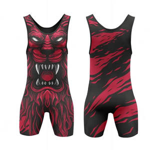 Traje de Lucha Libre para Hombre Adulto, Alta Calidad, Colores y Tallas Personalizadas, Uniforme de Lucha Libre al por Mayor con Impresión Digital - Product Image 1