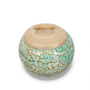 Jarrón de Laca Hecho a Mano al por Mayor, Contenedor Decorativo para Almacenamiento en el Hogar, Cocina, Mesa, Baño y Uso Diario - Product Image 5