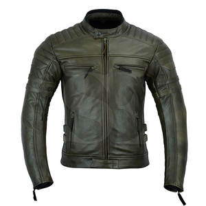 Veste en cuir de sécurité respirante pour le sport pour hommes Adventure Biker Rider Veste en cuir de sécurité pour hommes - Product Image 1