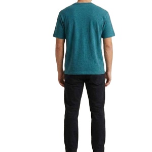 Camiseta de Algodón Grueso 2026, Nueva Llegada, Sostenible, Lisa, Teñida, para Hombre, Premium, Transpirable, Corte Regular - Product Image 2