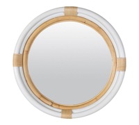 Miroirs muraux bohèmes de luxe faits à la main avec cadre en rotin, style côtier naturel, tendance, pour la décoration intérieure