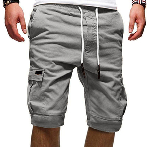 Pantalones Cortos Cargo Sólidos para Hombre, Novedad de 2026, Estilo Urbano, Transpirables, de Secado Rápido, con Múltiples Bolsillos, Servicio OEM Personalizado - Product Image 1